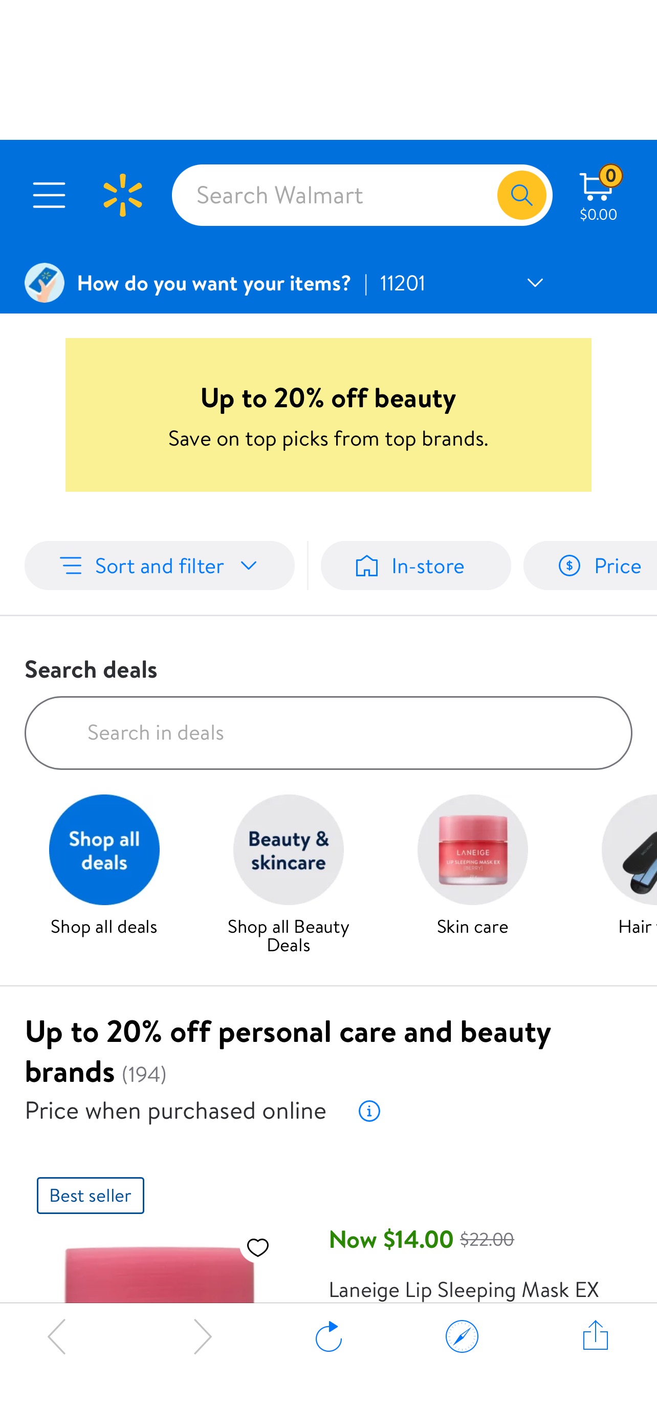 deals up to 20 percent off personal care and beauty brands - Walmart.com