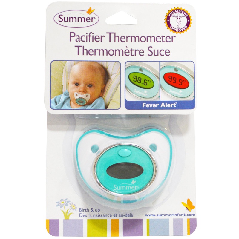 寶寶奶嘴體溫計 Summer Infant Pacifier Digital Thermometer with Memory Feature and Protective Cover - Walmart.com - Walmart.com