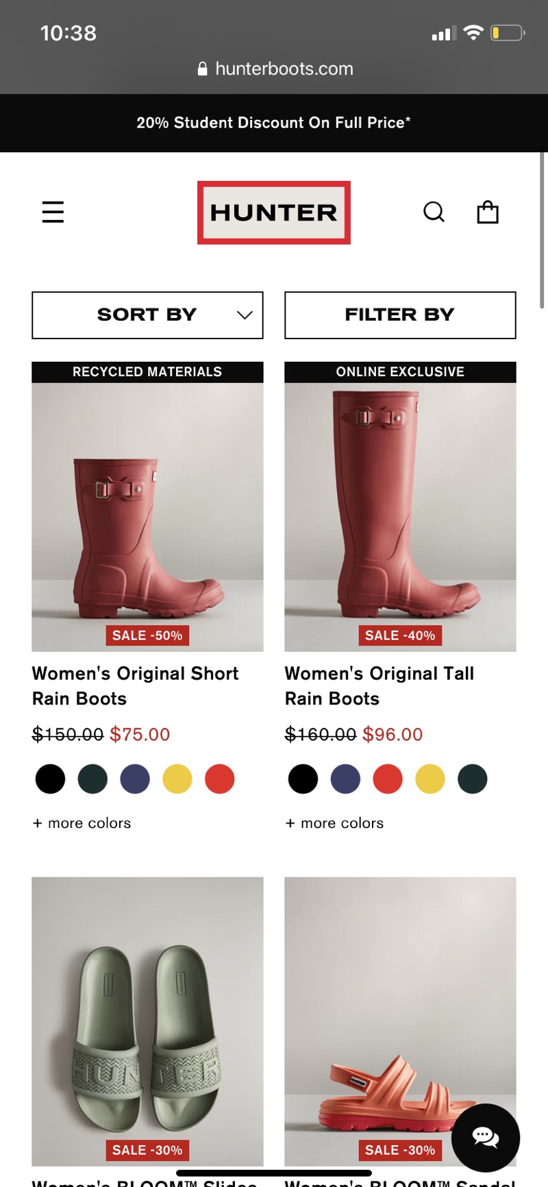 Sale | Official Hunter Boots Site hunter 靴子 40% off