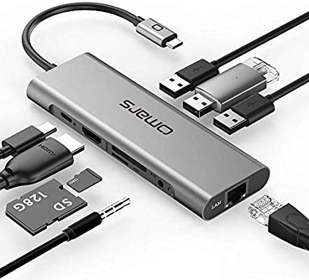 Amazon.com: USB C Hub Adapter Omars Type C Docking Station Hub with USB C Power Delivery
USB TYPE C多接口转换器