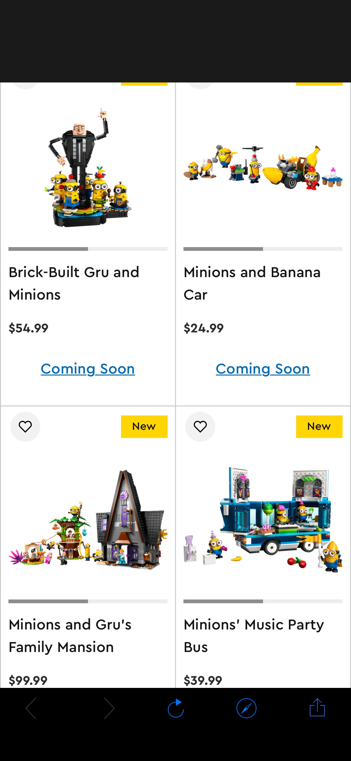 LEGO 小黄人/神偷奶爸 即将于5/1上市 太可爱了吧