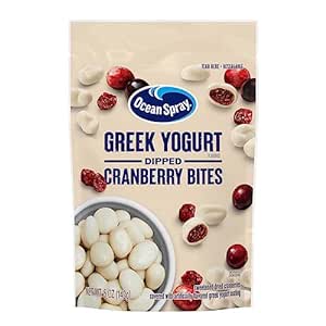 Amazon.com : Ocean Spray® Greek Yogurt Covered Craisins®, Greek Yogurt Flavored, Covered Cranberries, Dried Fruit, 5 Oz Pouch (Pack of 1) : Everything Else