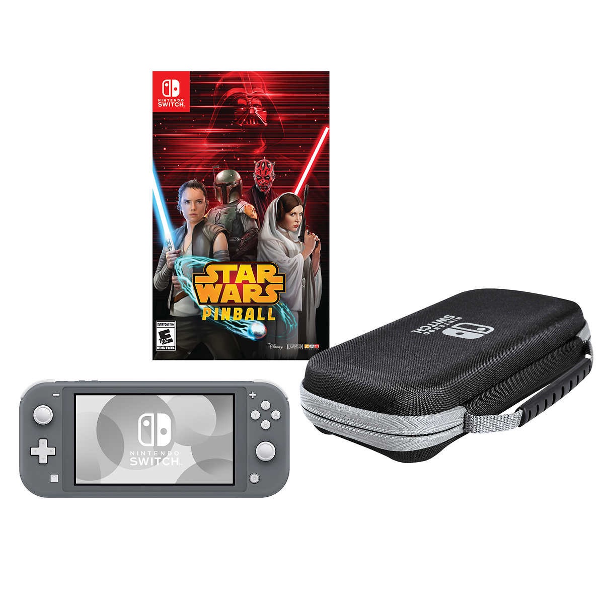 Nintendo Switch Lite with Star Wars Pinball and Case游戏机套装
