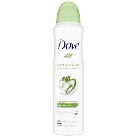 Dove Dry Spray Antiperspirant Deodorant Cool Essentials | Walgreens