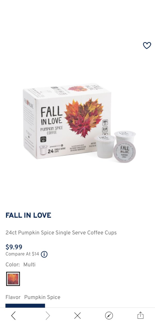 24ct Pumpkin Spice Single Serve Coffee Cups | Home | Marshalls