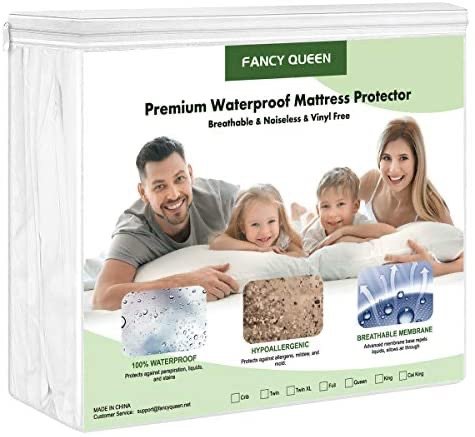 FANCY QUEEN Bedding Waterproof Mattress Protector