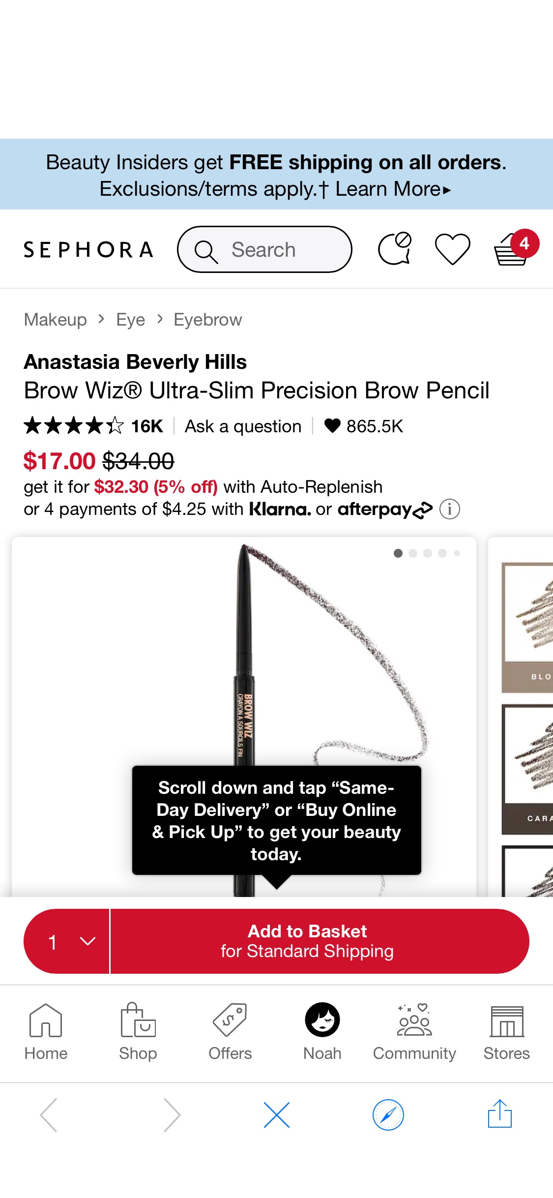 Brow Wiz® Ultra-Slim Precision Brow Pencil - Anastasia Beverly Hills | Sephora