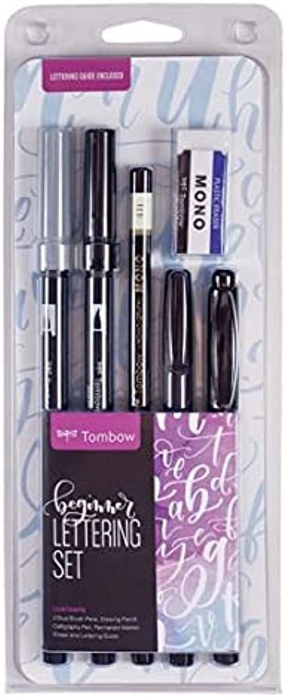 Amazon.com: Tombow 56190 Beginner Lettering Set. Includes Everything You Need to Start Hand Lettering