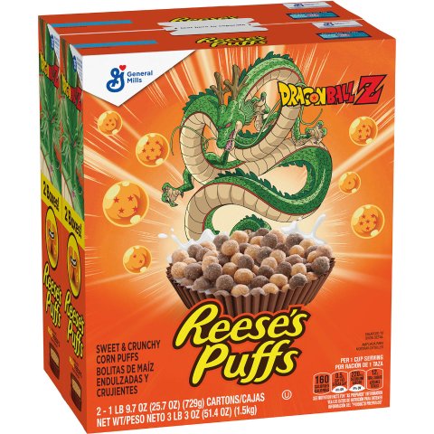 Reese's Puffs 花生酱巧克力早餐麦片 51.4 oz 2盒