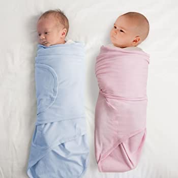 Amazon.com: Miracle Blanket Baby Sleep Wearable Swaddle Wrap for Newborn Infant Boy or Girl 0-3 Months, Garden Pink : Baby