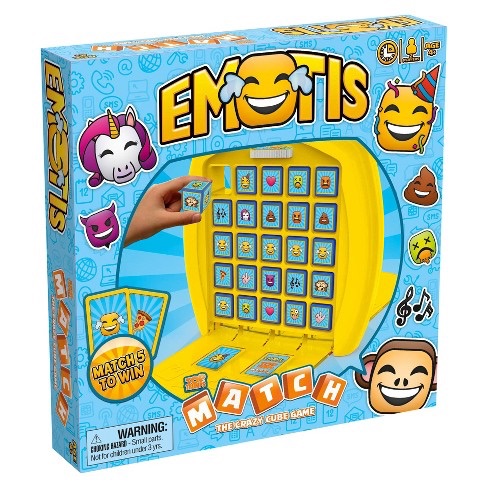 Emotis Top Trumps Match - The Crazy Cube Game儿童玩具