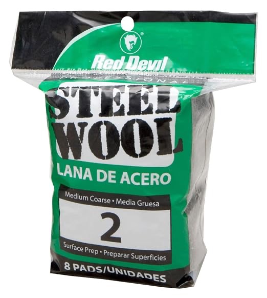 Amazon.com: Red Devil 0325 Steel Wool, 2 Medium Coarse, (Pack of 48) : Industrial & Scientific