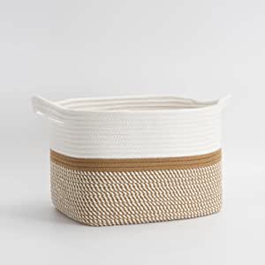 Amazon現有 CHICVITA Square Cotton Rope Woven Basket 洗衣籃/收納籃特價