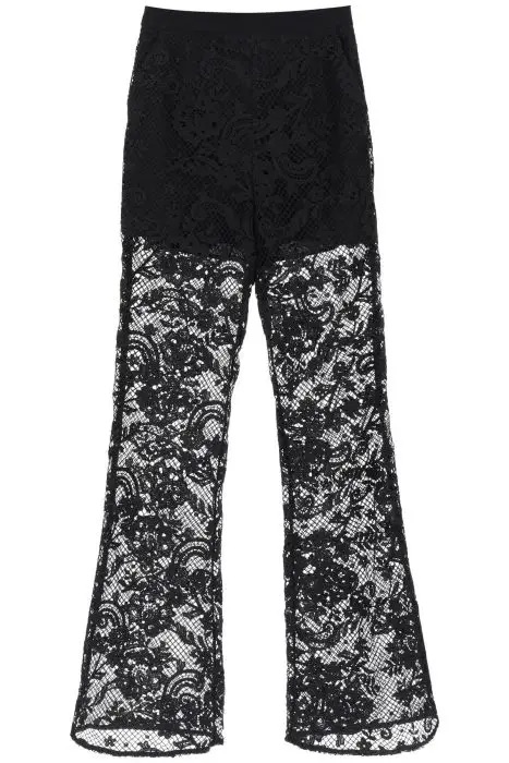 SELF PORTRAIT bootcut pants in floral lace - Woman | Residenza 725