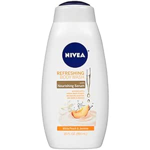 Amazon.com: NIVEA White Peach and Jasmine Body Wash with Nourishing Serum, 20 Fl Oz : Everything Else