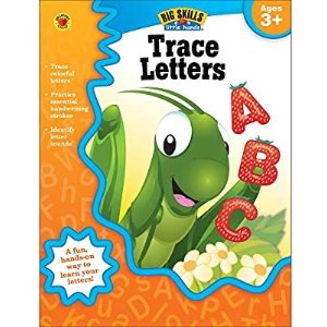 Trace Letters Workbook Preschool–Kindergarten, 32pgs
