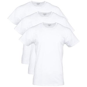 Gildan 男士95%纯棉T恤 3件装