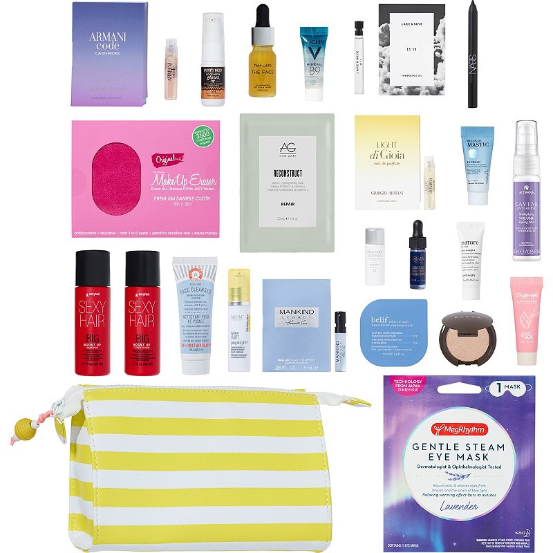 Variety Free Yellow 23 Piece Beauty Bag with $80 purchase | Ulta Beauty