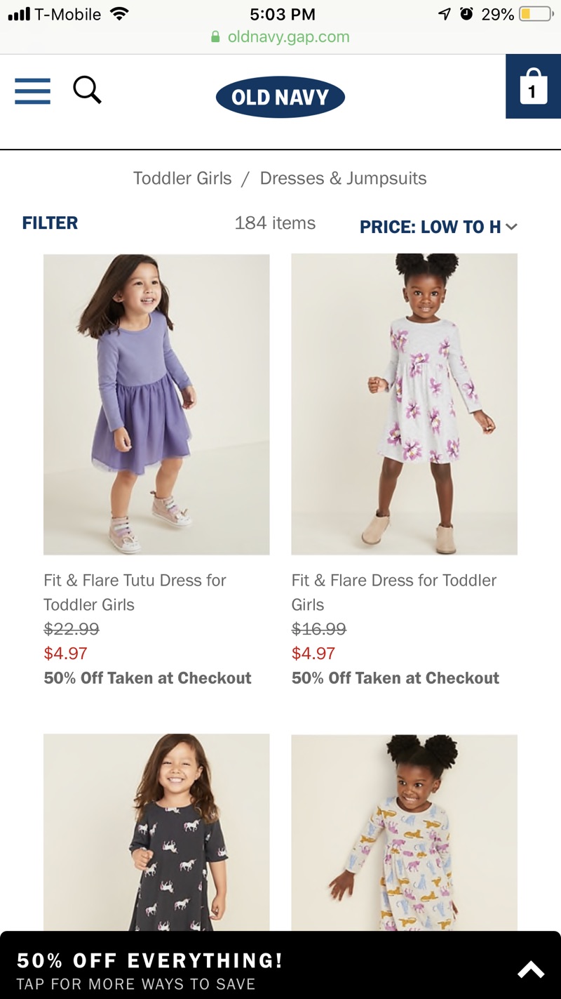 小女孩裙子 Toddler Girl Dresses & Jumpsuits | Old Navy
