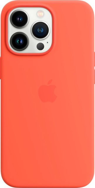 Apple iPhone 13 Pro硅胶保护壳 (MagSafe Nectarine) MN683ZM/A - Best Buy