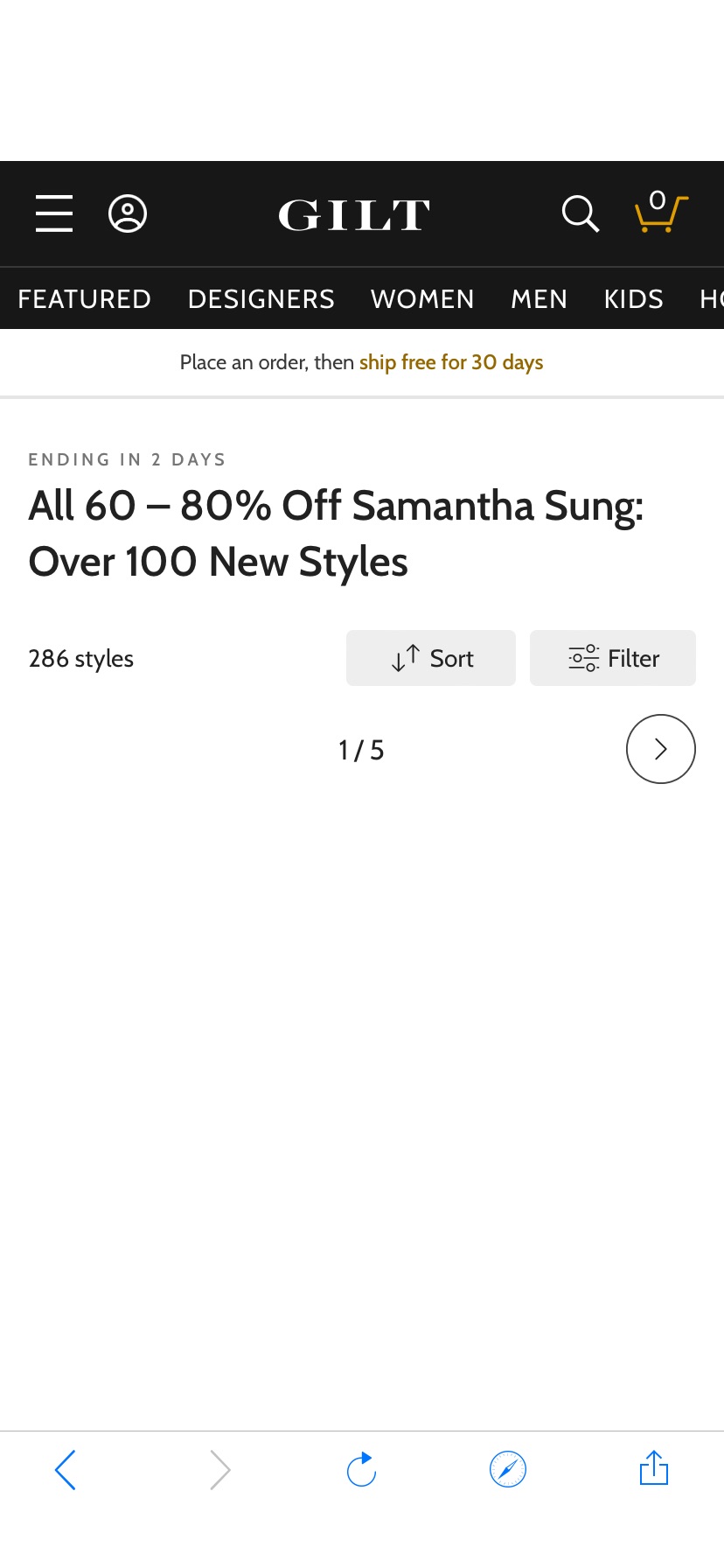 All 60 – 80% Off Samantha Sung: Over 100 New Styles / Gilt