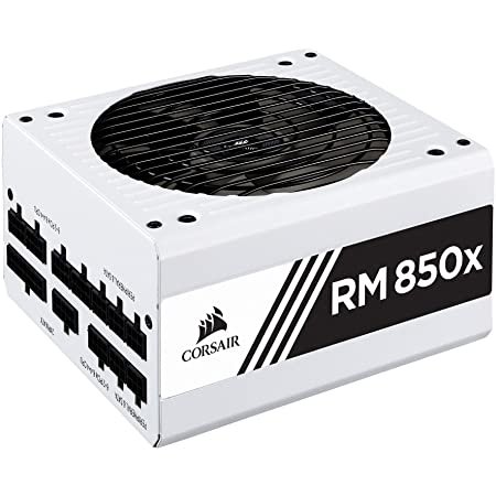 RM850x White, 850 Watt, 80+ Gold Certified, Fully Modular PSU