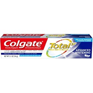Colgate Total Whitening Toothpaste, Advanced Whitening - 5.1 ounce