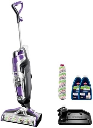 Amazon.com: BISSELL Crosswave Pet Pro All in One Wet Dry Vacuum Cleaner and Mop for Hard Floors and Area Rugs, Purple, 2306A : Pet Supplies