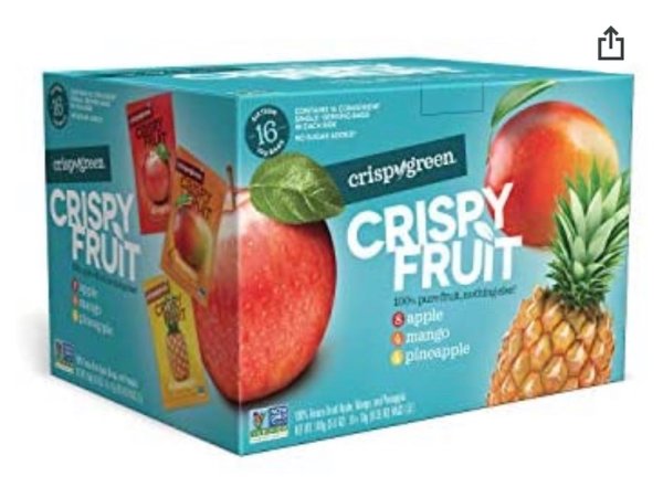Crispy Green Freeze-Dried Fruit 16 Count