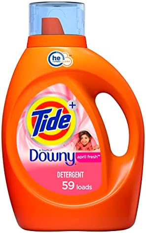 Amazon.com: Tide with Downy Laundry Detergent Liquid Soap, April Fresh Scent, 59 Loads 92 fl oz (Pack of 1) : Health &amp; Household