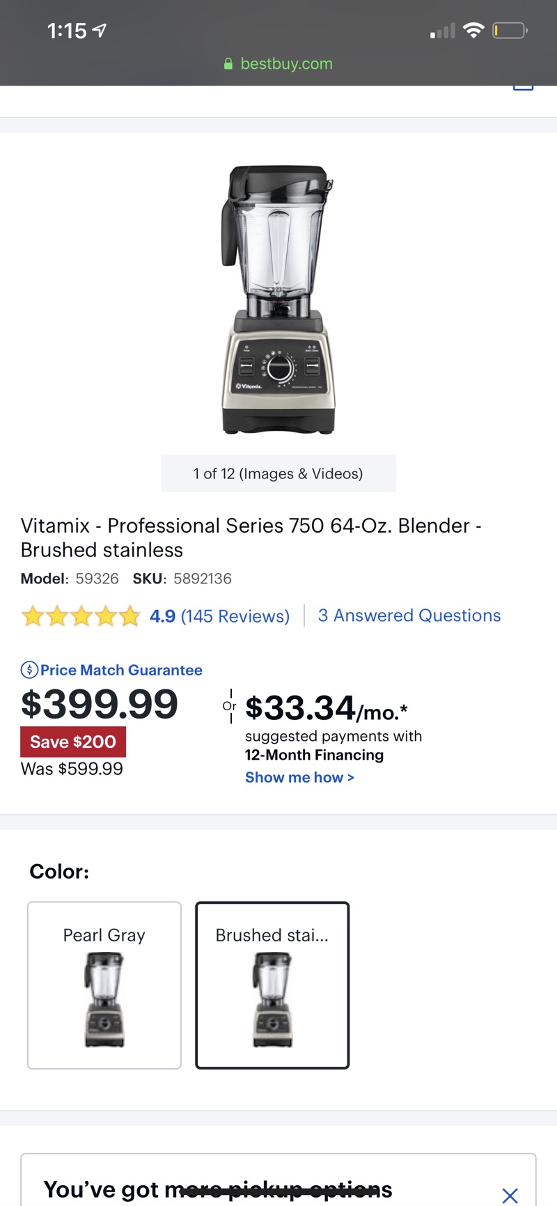 Best Buy | Official Online Store | Shop Now & Save
vitamix pro 750 史低价