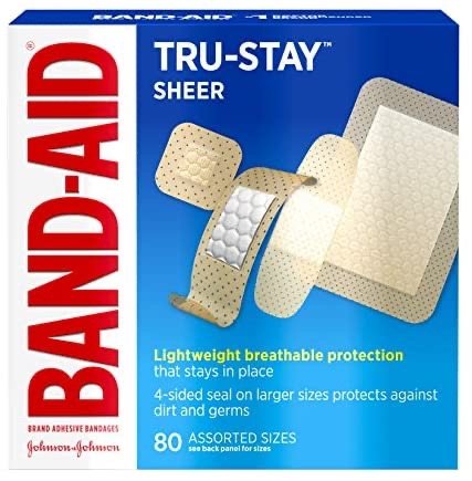 Band-Aid 创可贴 多种尺寸 80片