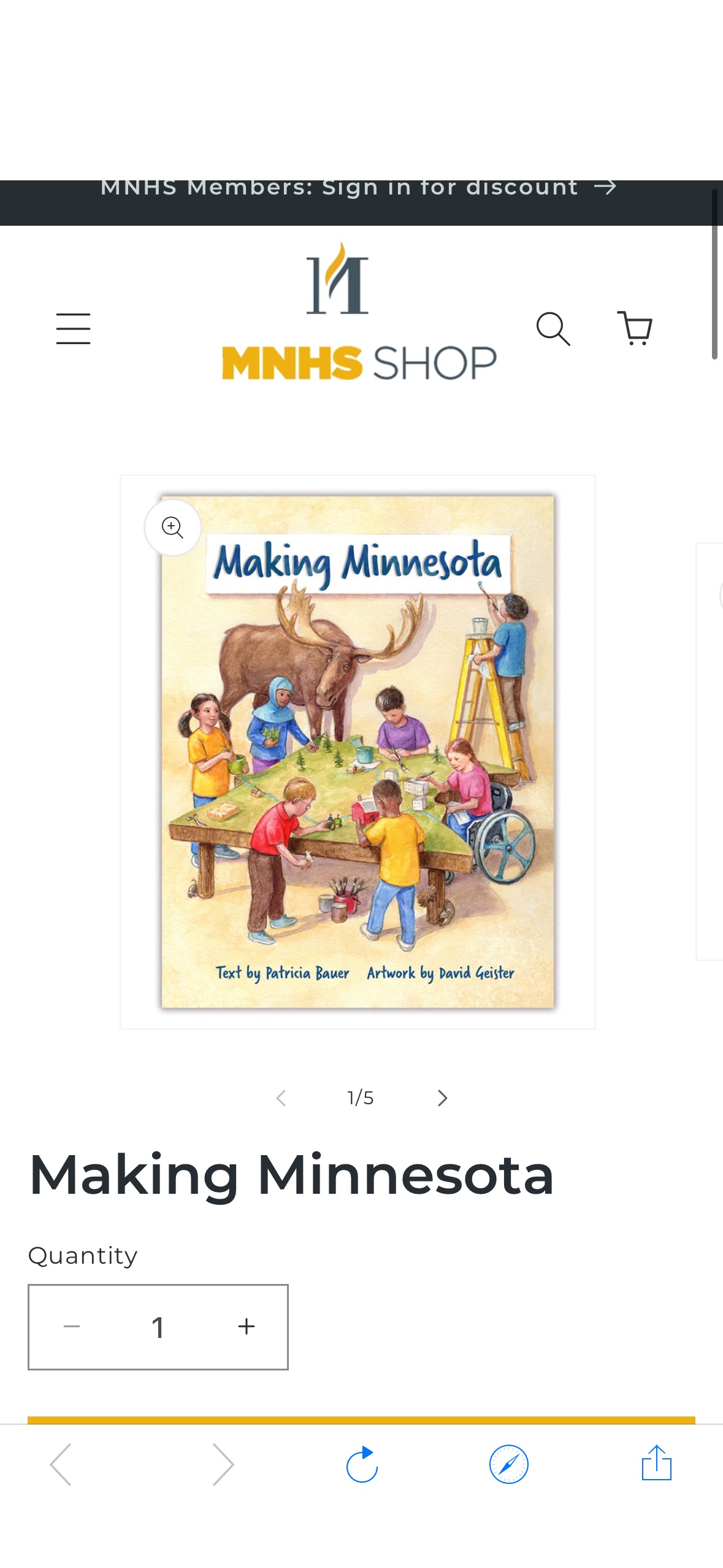 Free Making Minnesota Activity Book!