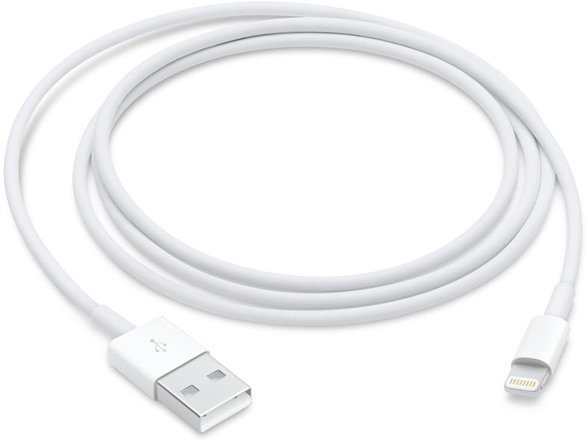 Apple Lightning to USB-A or USB-C Cables 1 meter