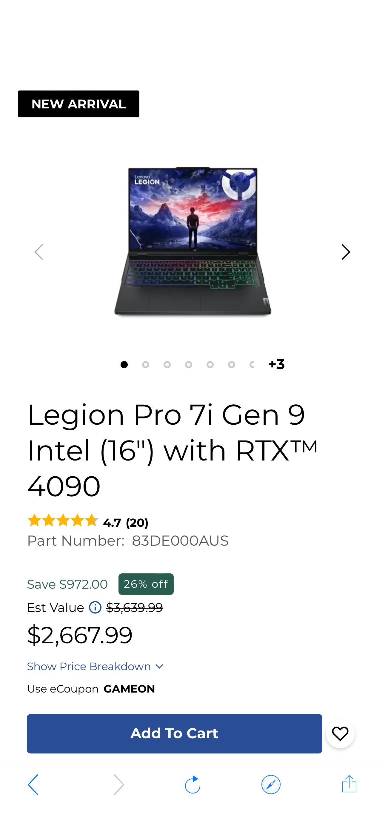 Legion Pro 7i Gen 9 Intel (16″) with RTX™ 4090 | Lenovo US
