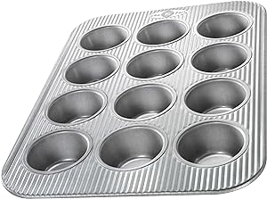 Amazon.com: USA Pan Bakeware Muffin Pan, 12-Well, Aluminized Steel: Home &amp; Kitchen