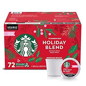Amazon官网 Starbucks 节日咖啡胶囊72颗 每颗$0.48