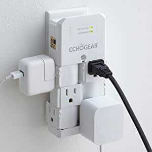 ECHOGEAR 6 AC Outlets & 1080 Joules Surge Protector