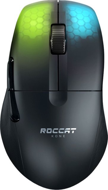 ROCCAT 新款 Kone Pro Air Wireless+Bluetooth Ultralight 19k DPI Optical Gaming Mouse with RGB Lighting AROC-11-410-01 - Best Buy