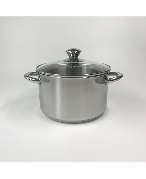 Tools of the Trade 4-Qt. Stainless Steel Soup Pot with Lid, Created for Macy's & Reviews - Home - Macy's不绣钢锅