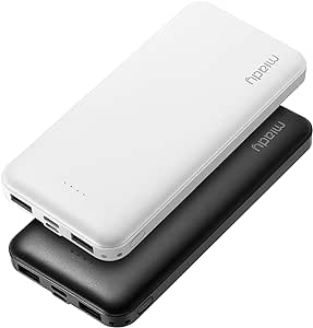 Amazon.com: Miady 2-Pack 10000mAh Dual USB Portable Charger, USB-C Fast Charging Power Bank, Backup Charger for iPhone 15/14/13, Galaxy S23/22, Pixel and etc : Cell Phones &amp; Accessories