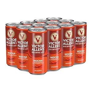 Amazon.com : Victor Allen&#39;s Coffee Mocha Iced Canned Coffee Latte, 8oz Cans (12 Pack) : Everything Else
