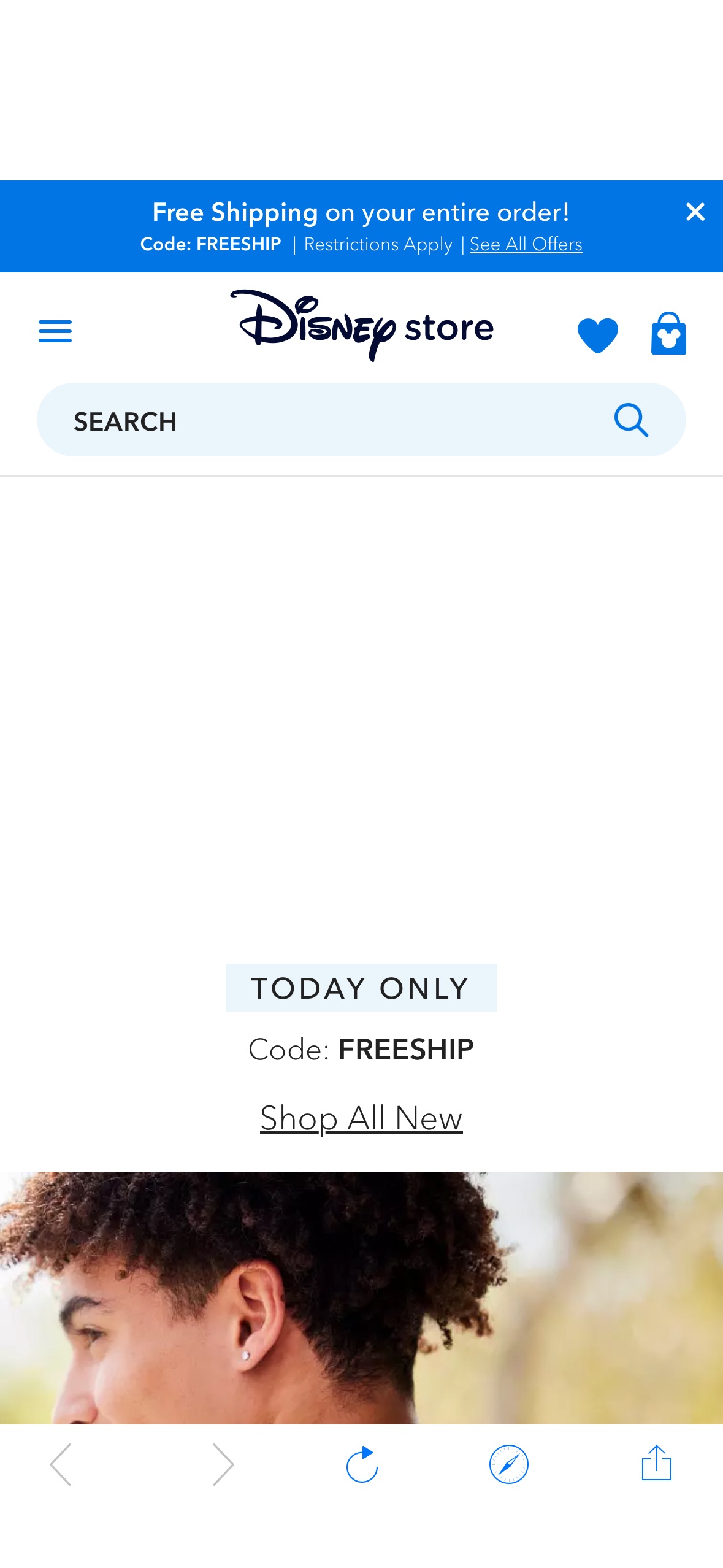 Disney Store FREE Shipping use code FREESHIP at checkout TODAY ONLY + Up to 70% Off Sale Items!