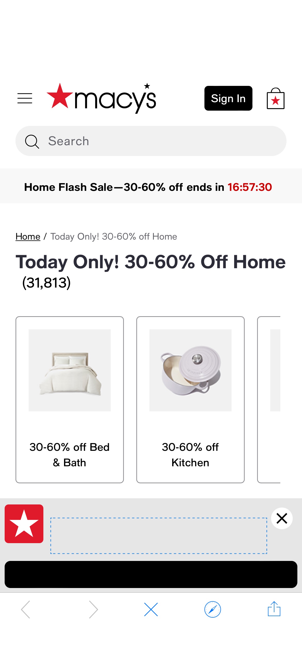 Flash Sale: 30-60% off to refresh your home