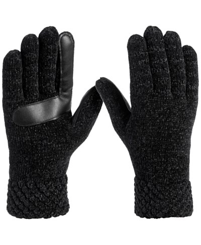 Isotoner Signature Women's Chenille Cable-Knit Gloves - Macy's
