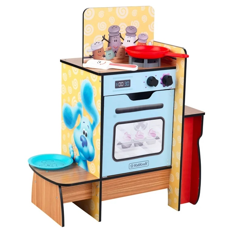 KidKraft Blue's Clues & You! Cooking-Up-Clues Wooden Play Kitchen & Handy Dandy Notebook - Walmart.com
