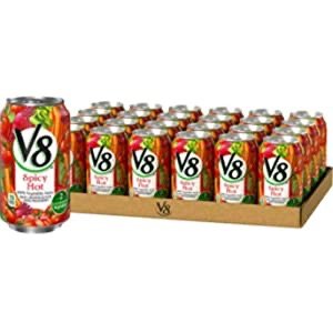 V8 Juice, Original 100% Vegetable Juice, Plant-Based Drink, 11.5 Ounce Can (Pack of 24)