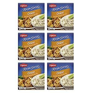 Lipton Recipe Secrets Soup and Dip Mix For a Delicious Meal Onion Great 2 oz (Pack of 6)