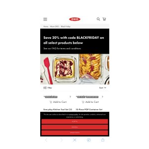 $0 Black Friday - More OXO