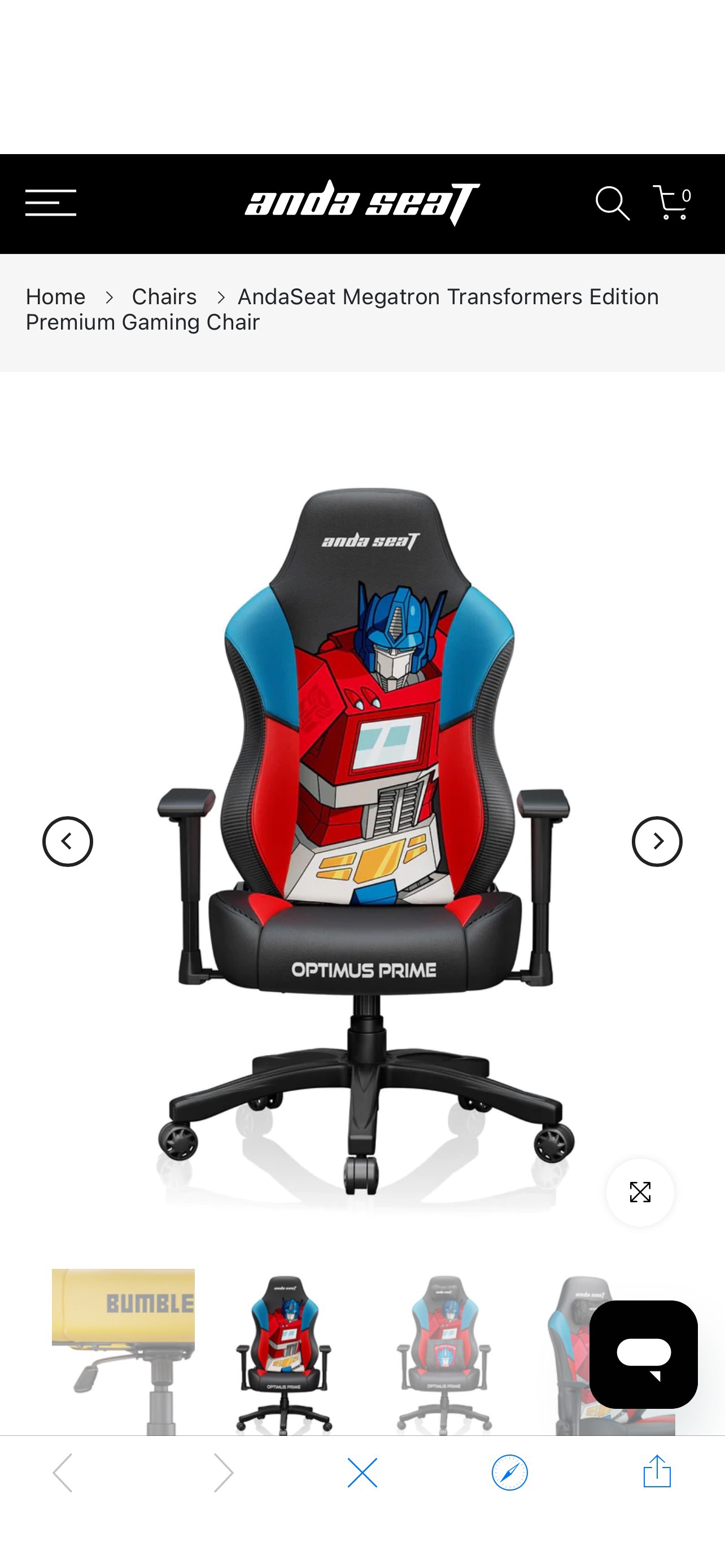 AndaSeat Transformers Edition Gaming Chair